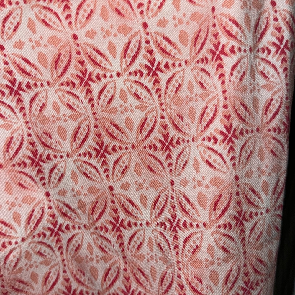 Capris ladies pants Espresso peachy and pinks size 2x HTH 19” - Picture 7 of 11